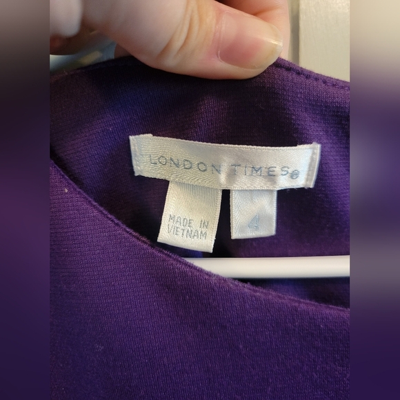 London Times Colorblock Dress - Picture 2 of 7